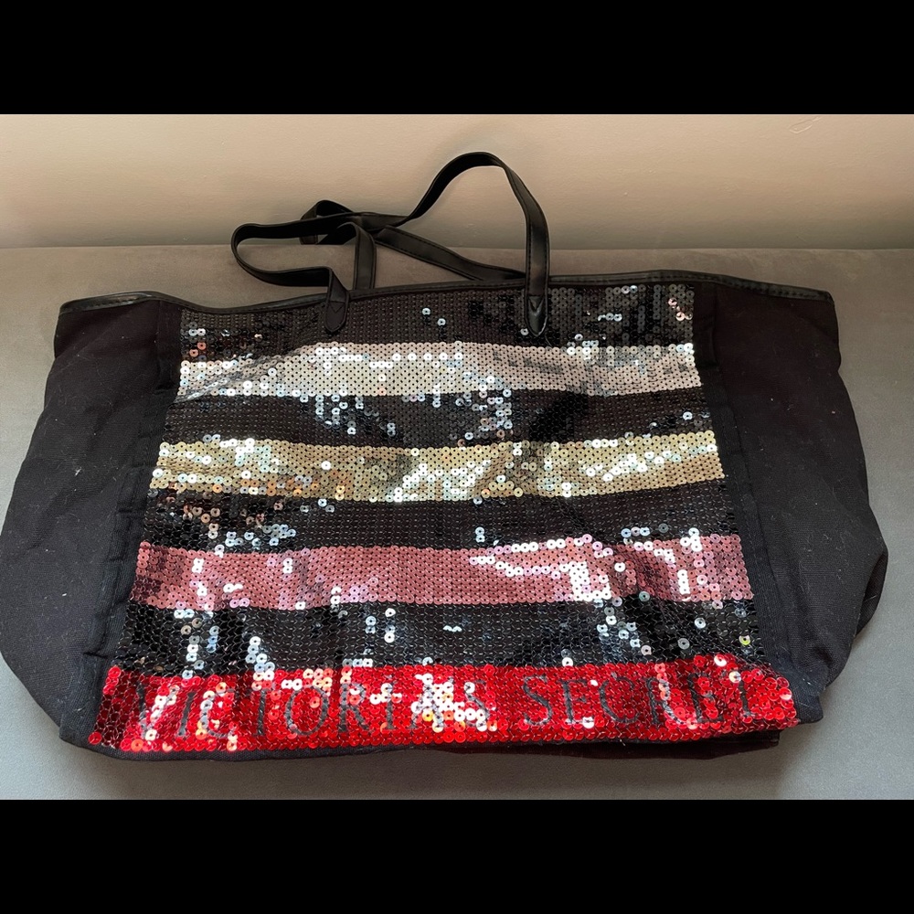 Victoria’s Secret sequin tote bag